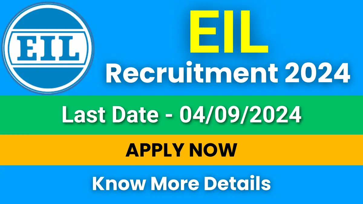 EIL Senior Manager Jobs 2024