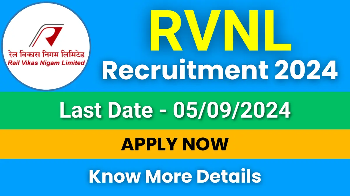 RVNL Executive Recruitment 2024