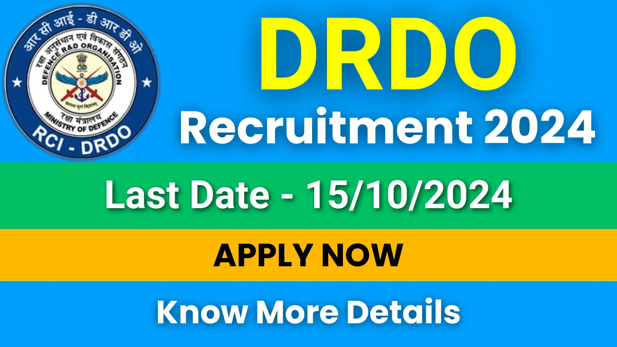 DRDO Apprentice Recruitment 2024