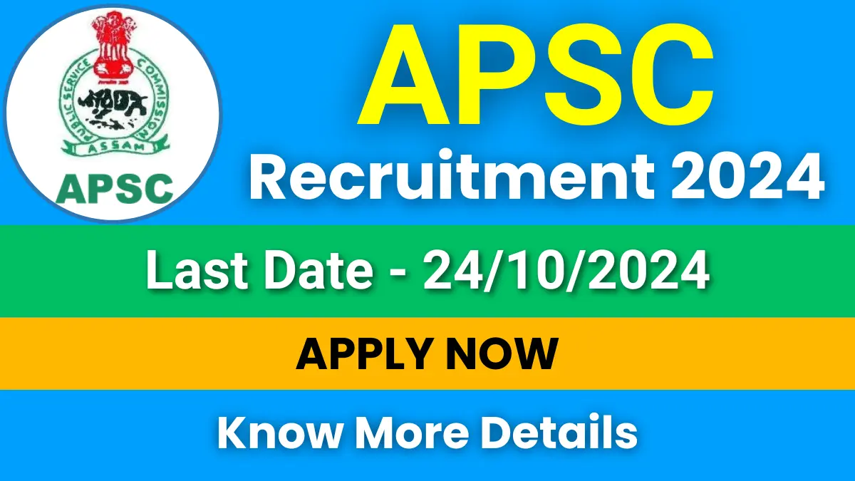 APSC Audit Officer Recruitment 2024