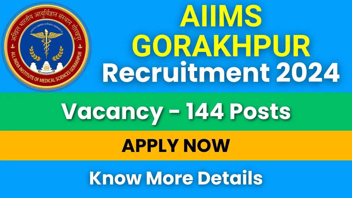 AIIMS Gorakhpur Senior Resident Recruitment 2024