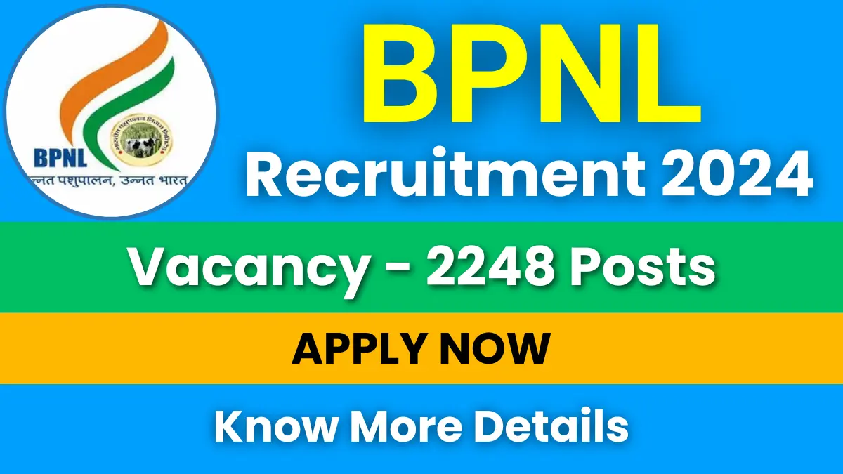 BPNL Recruitment 2024