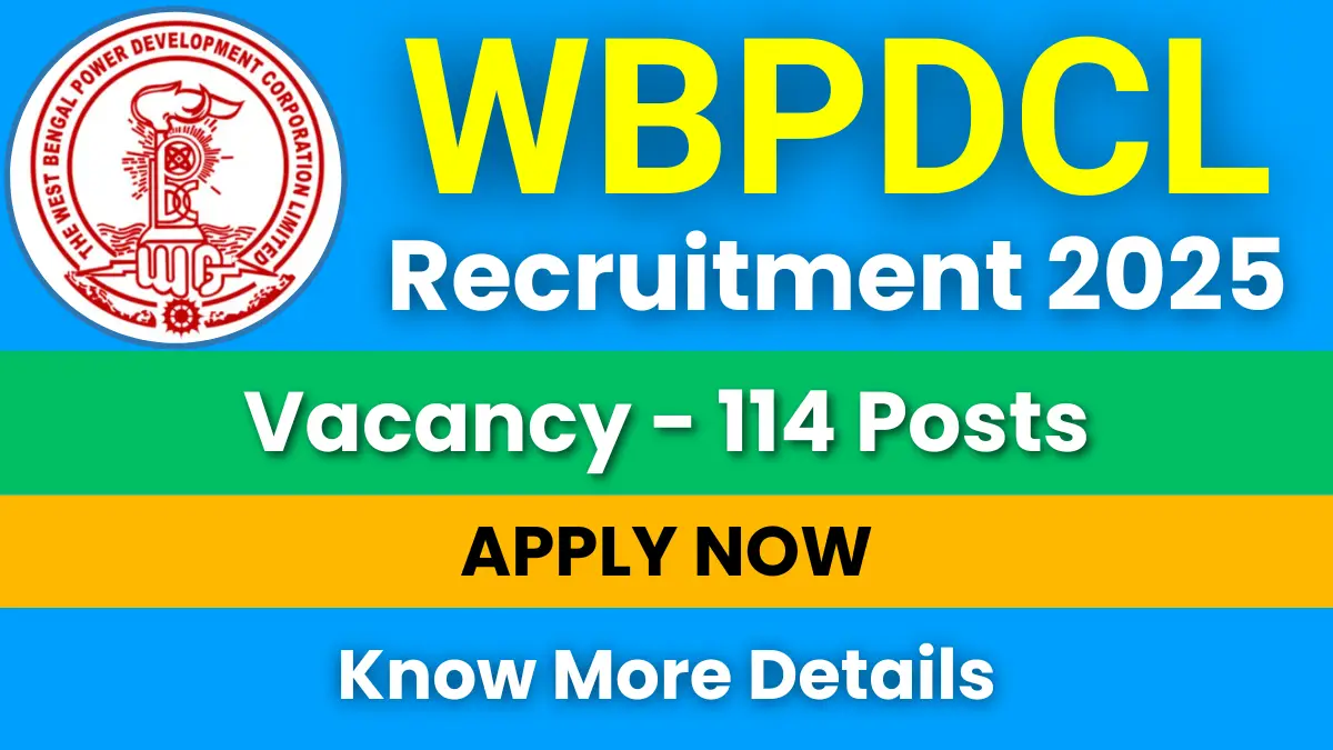 WBPDCL Recruitment 2025