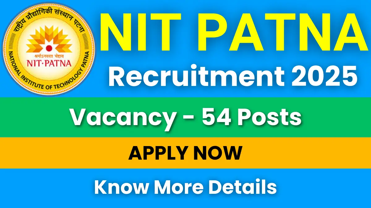 NIT Patna Faculty Recruitment 2025