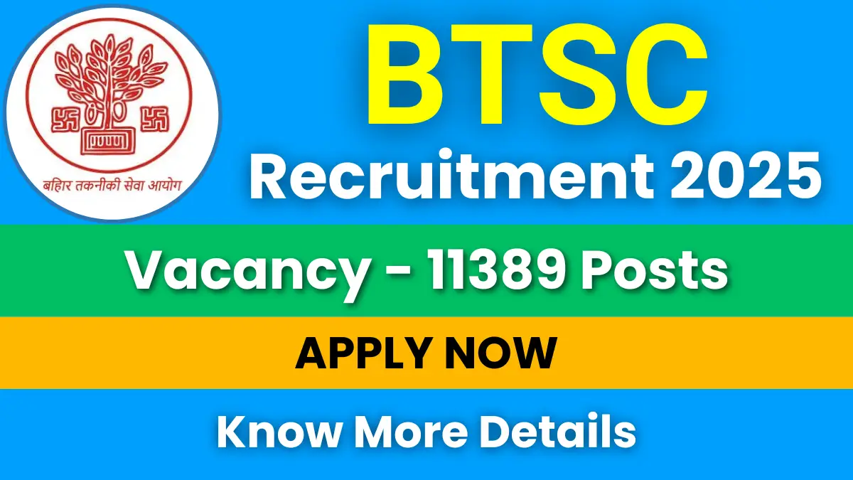 BTSC Staff Nurse Recruitment 2025