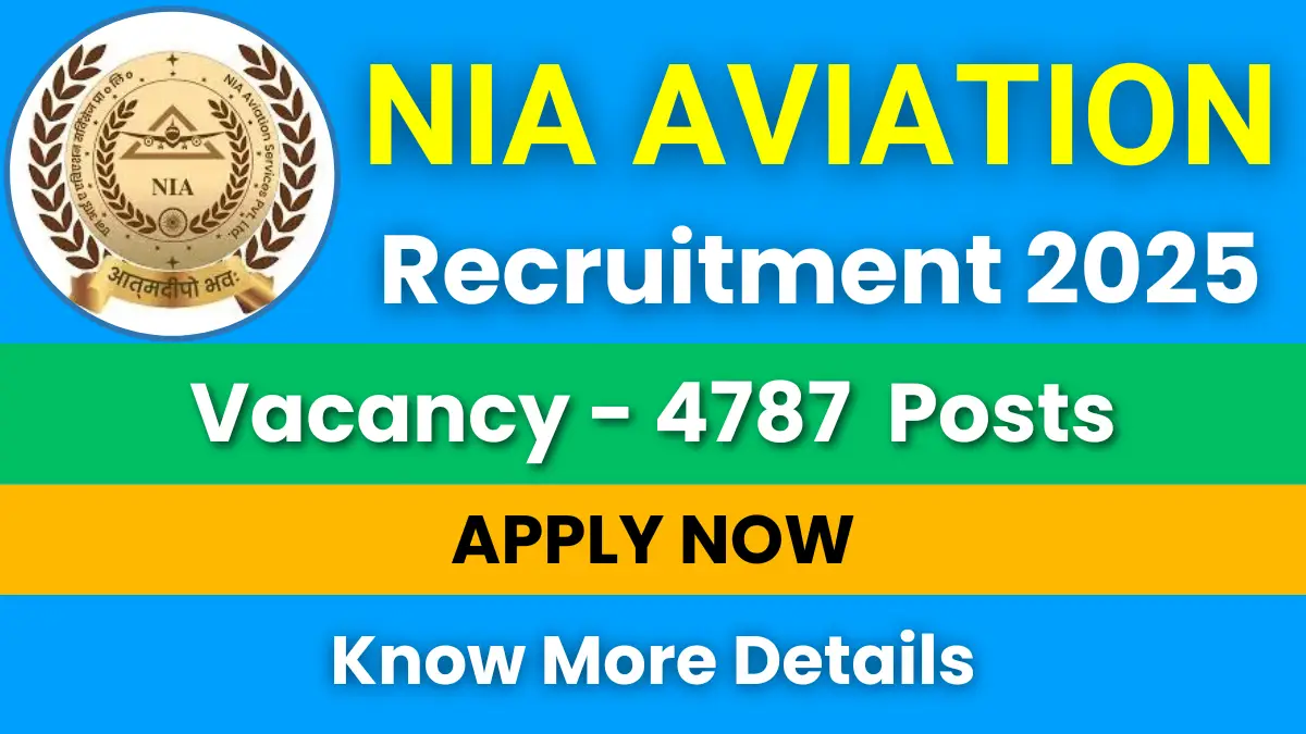 NIA Aviation CSA Recruitment 2025