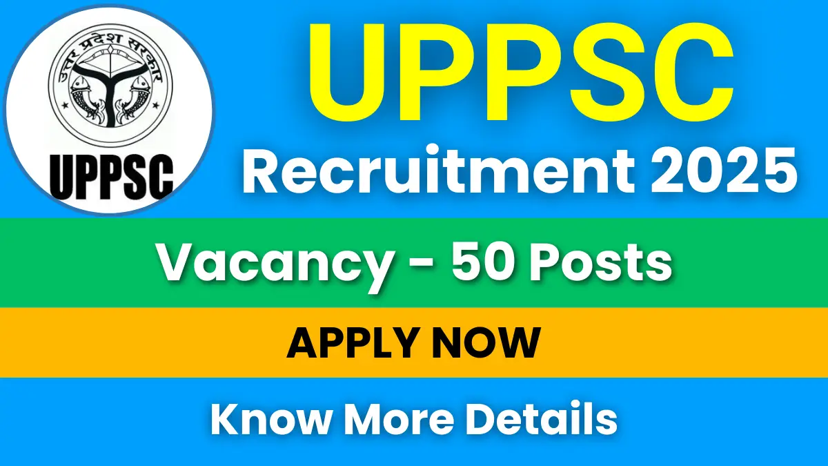 UPPSC Lecturer Recruitment 2025