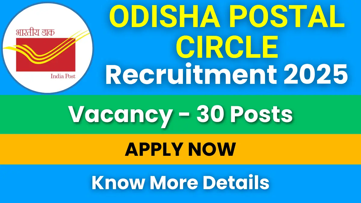 Odisha Postal Circle Recruitment 2025