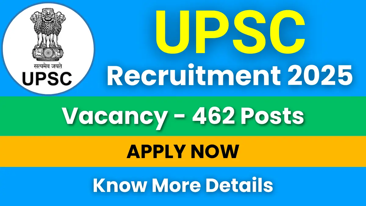 UPSC Medical Officer Recruitment 2025