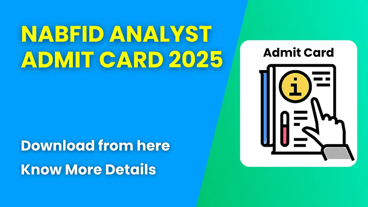 NaBFID Analyst Admit Card 2025