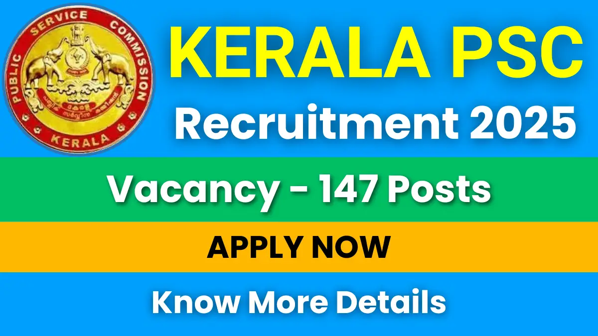 Kerala PSC Junior Instructor Recruitment 2025