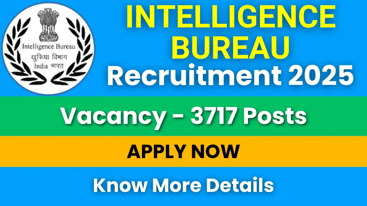 Intelligence Bureau Recruitment 2025