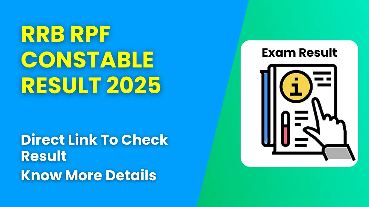 RRB RPF Constable Result 2025