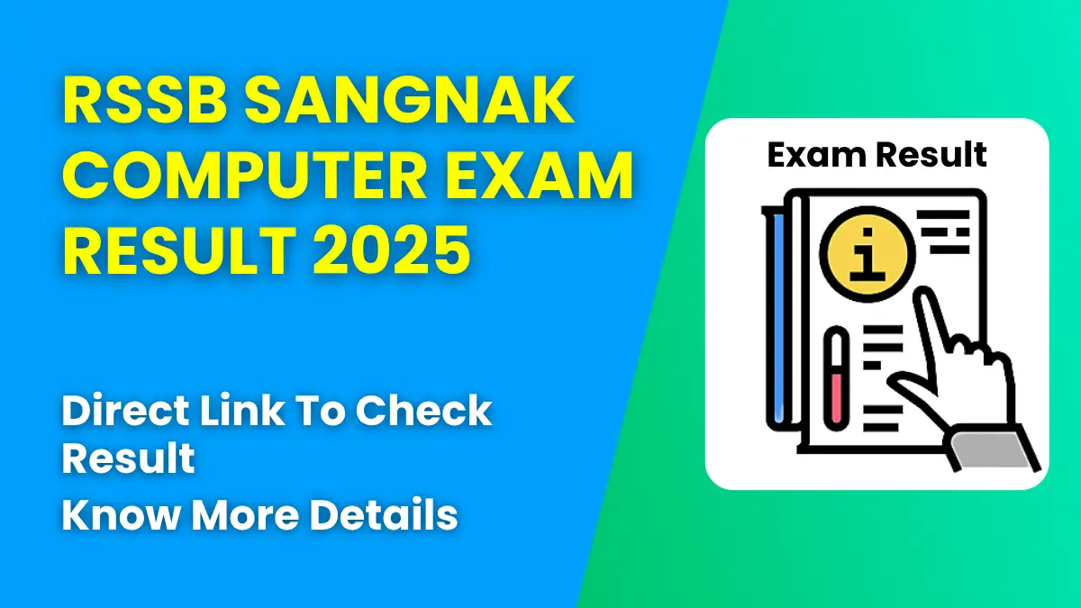 RSSB Sangnak Computer Exam Result 2025