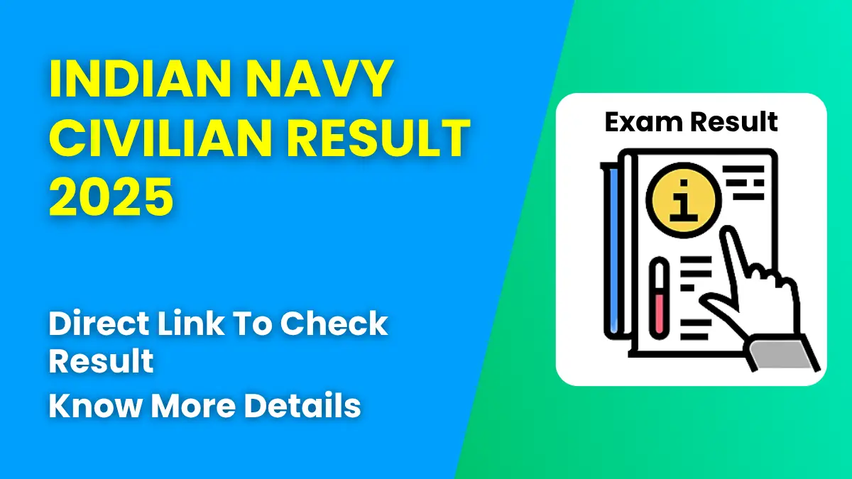 Indian Navy Civilian Result 2025