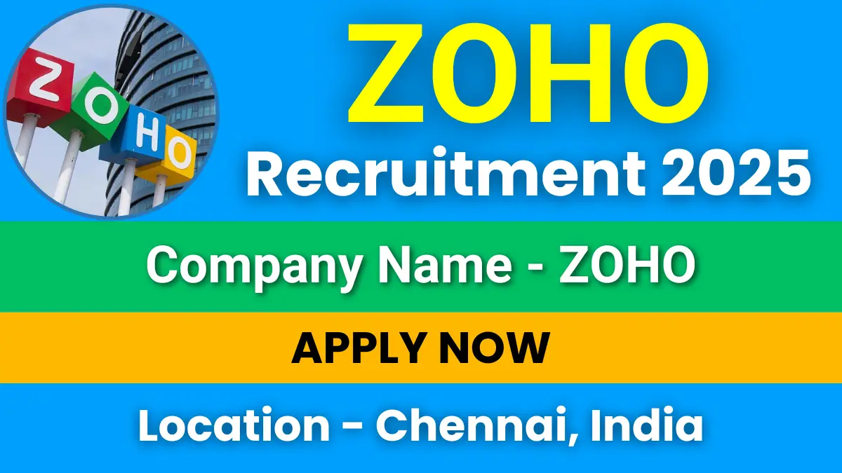 ZOHO Recruitment 2025