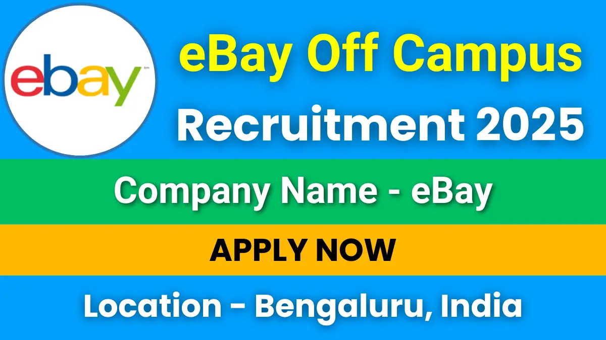 eBay Off Campus Recruitment 2025
