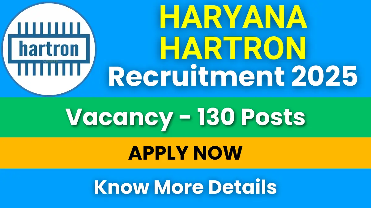 Haryana HARTRON Recruitment 2025