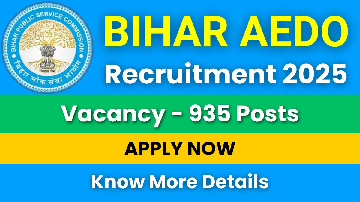 Bihar AEDO Recruitment 2025