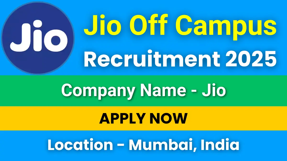 Jio Off Campus Recruitment 2025