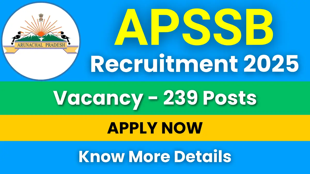 APSSB Recruitment Notification 2025