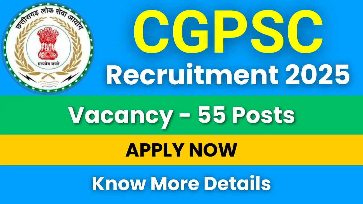 CGPSC Superintendent Recruitment 2025