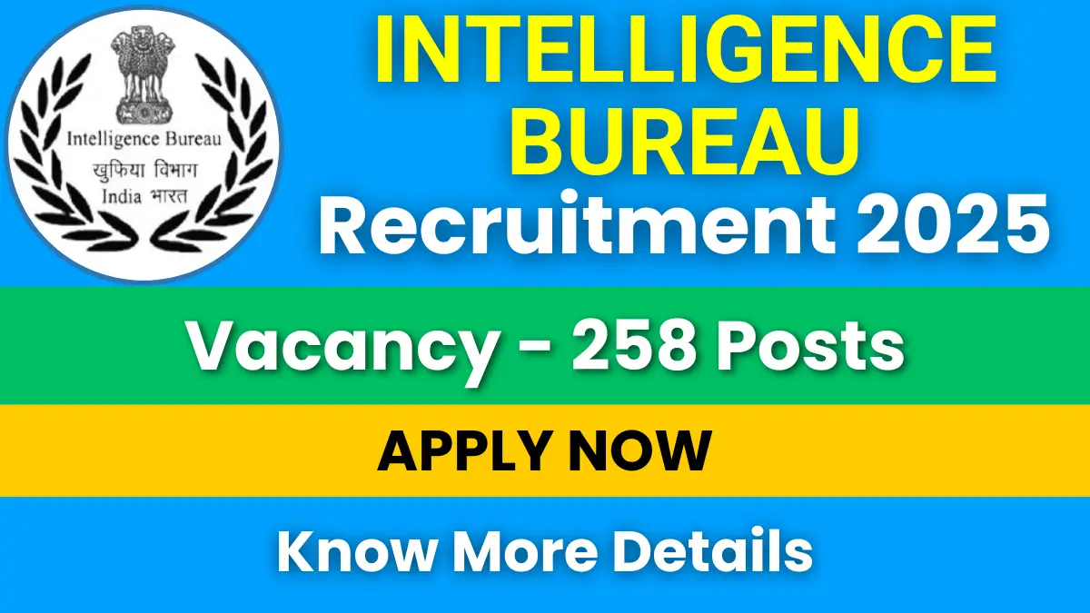 Intelligence Bureau ACIO-II/Tech Recruitment 2025