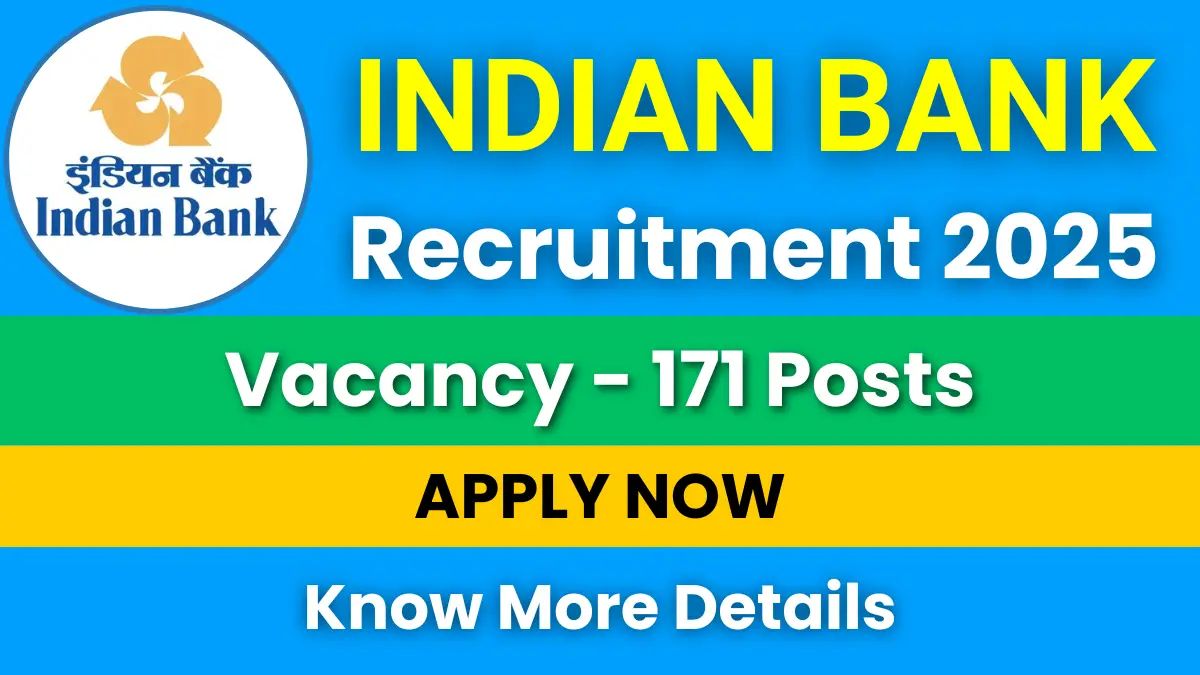 Indian Bank Recruitment 2025