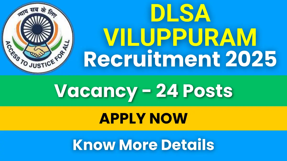 DLSA Viluppuram Recruitment 2025