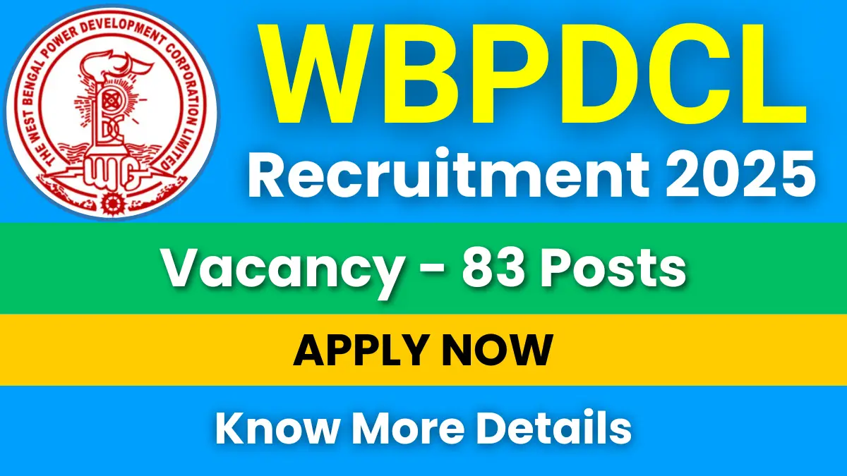WBPDCL Recruitment 2025