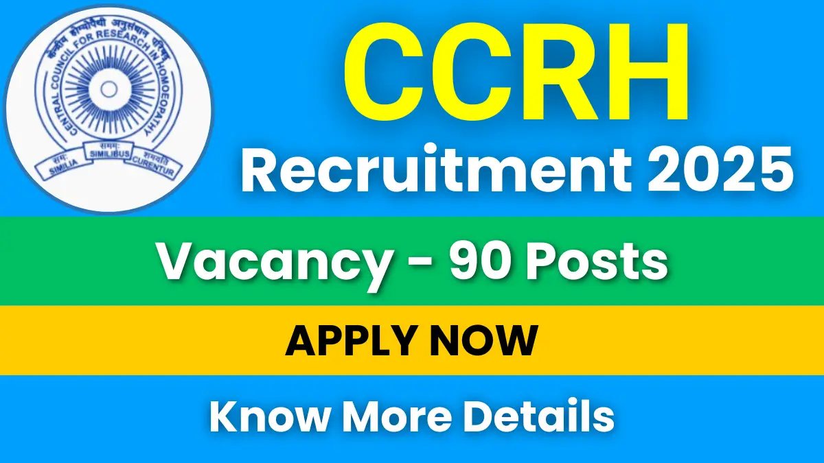CCRH Recruitment 2025