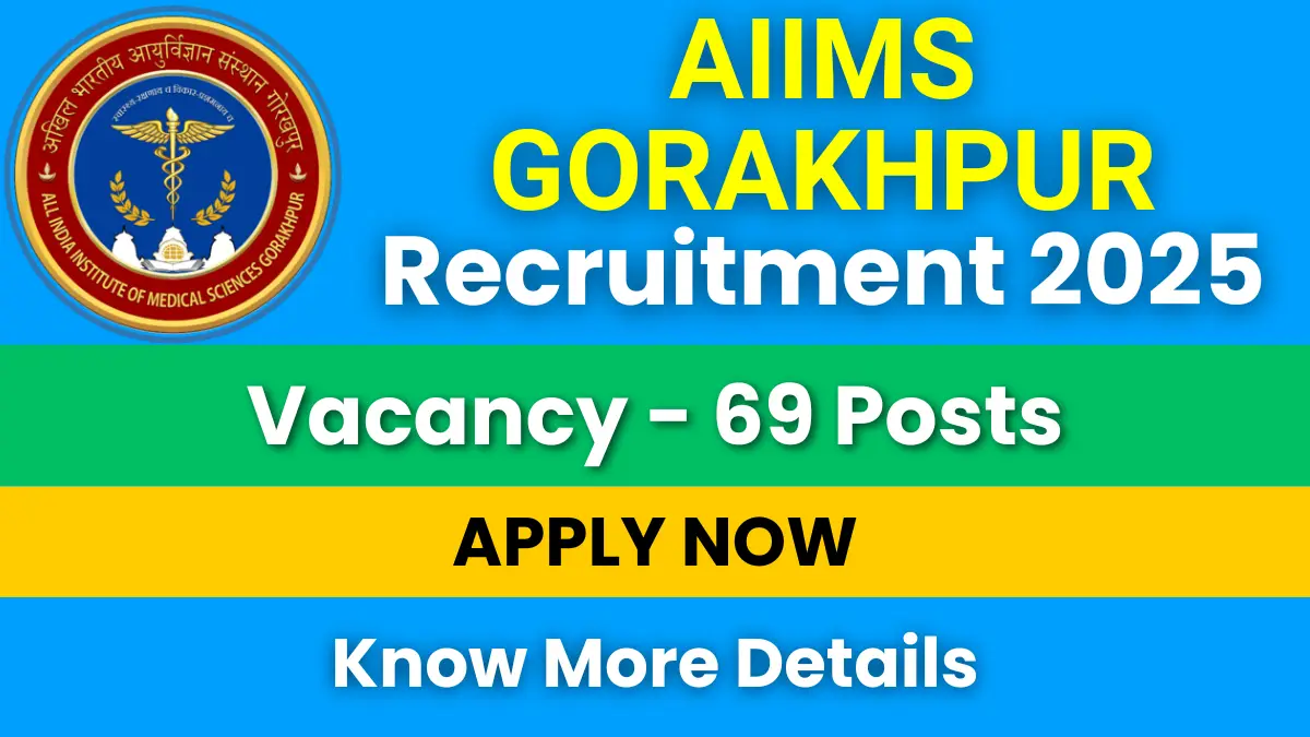 AIIMS Gorakhpur Recruitment 2025