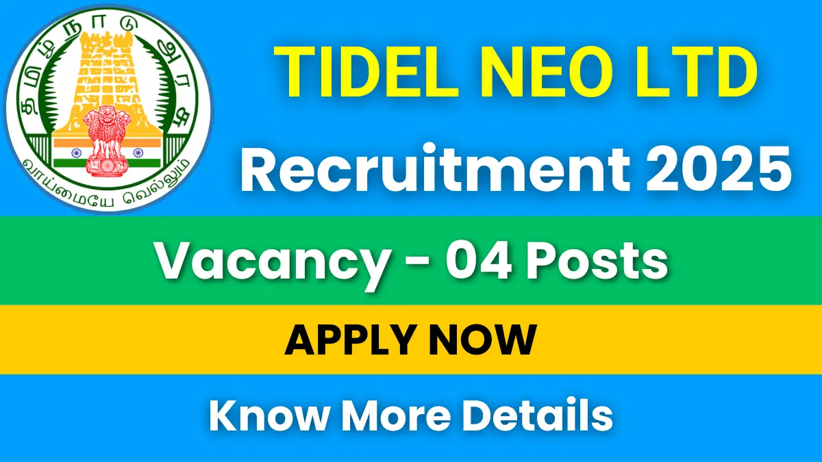 TIDEL Neo Ltd Recruitment 2025
