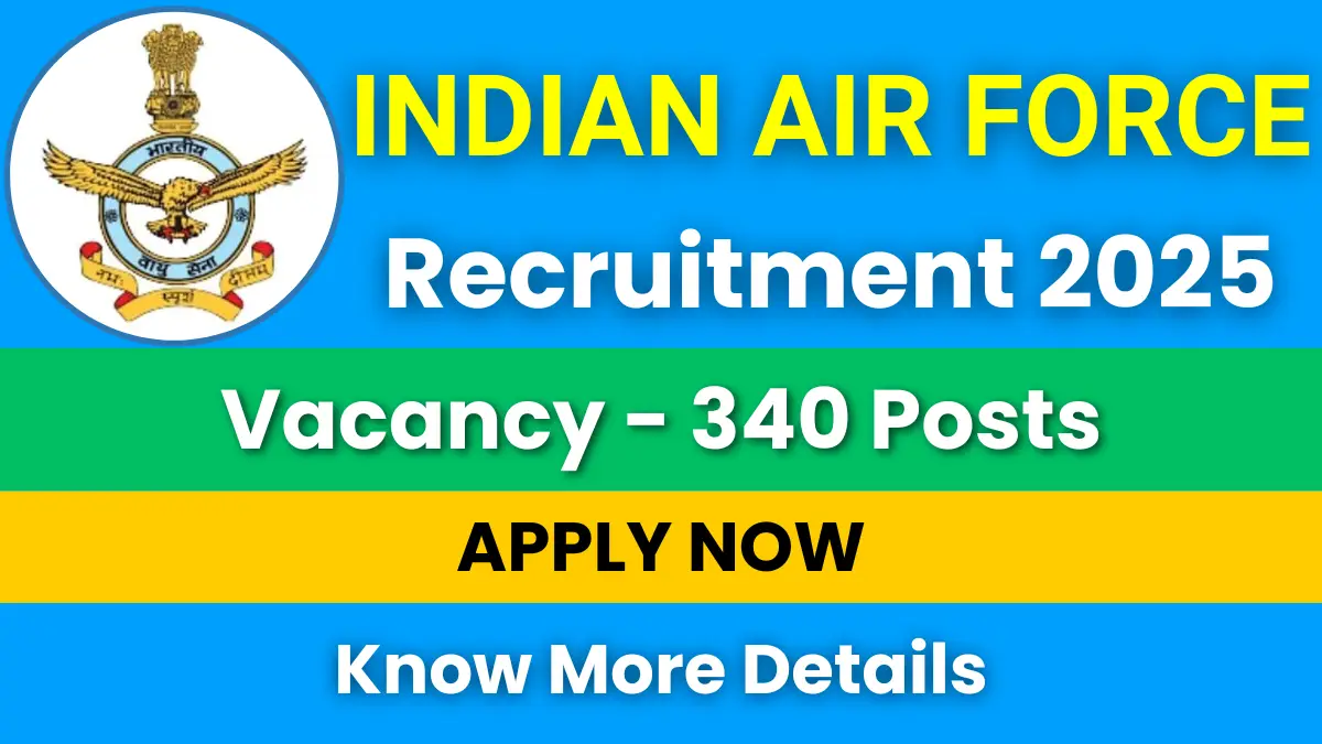 Indian Air Force AFCAT 01/2026 Recruitment 2025