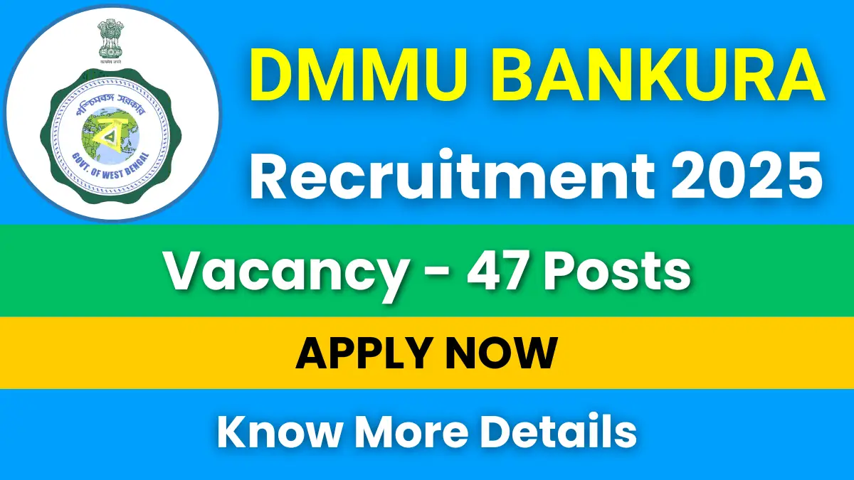 DMMU Bankura Recruitment 2025