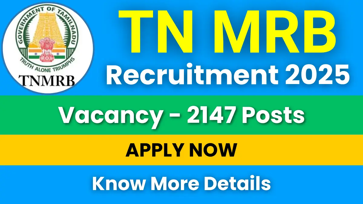 TN MRB Recruitment 2025