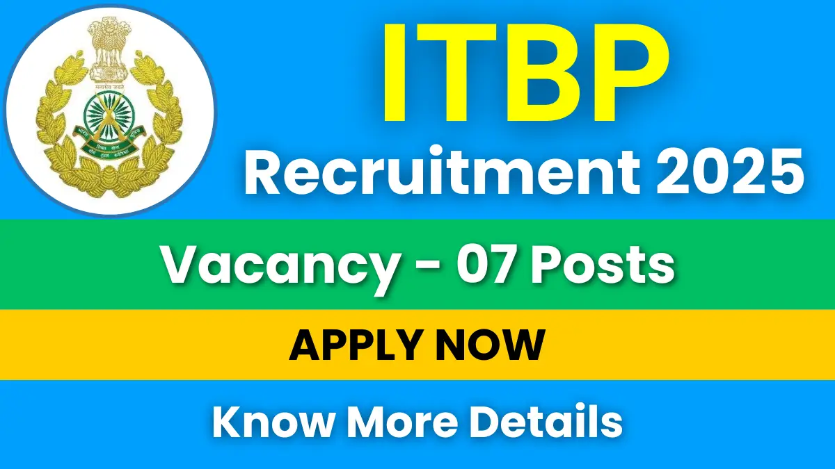 ITBP Recruitment 2025