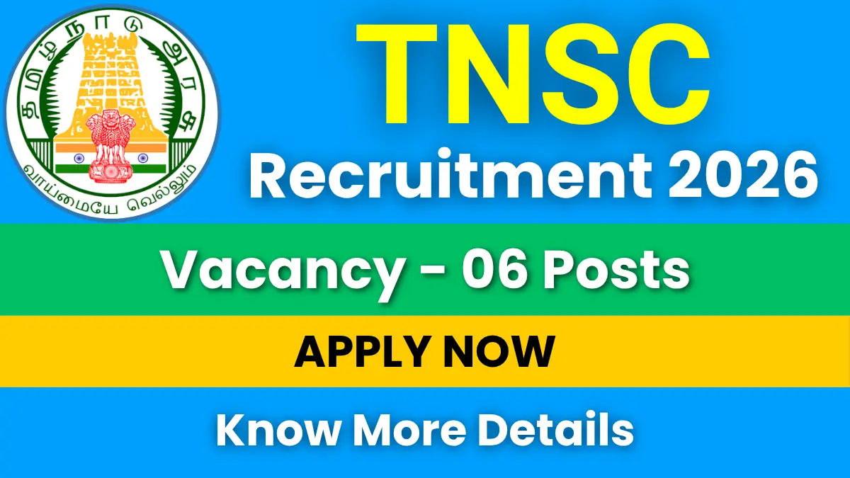 TNSC Deputy Manager Recruitment 2026