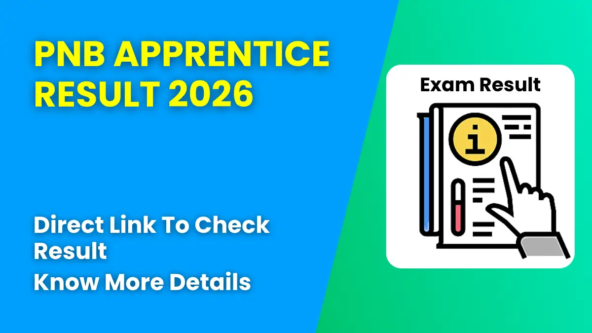 PNB Apprentice Result 2026